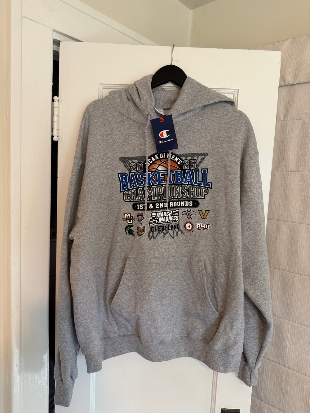 Champion Gray Basketball‎ March Madness Hoodie